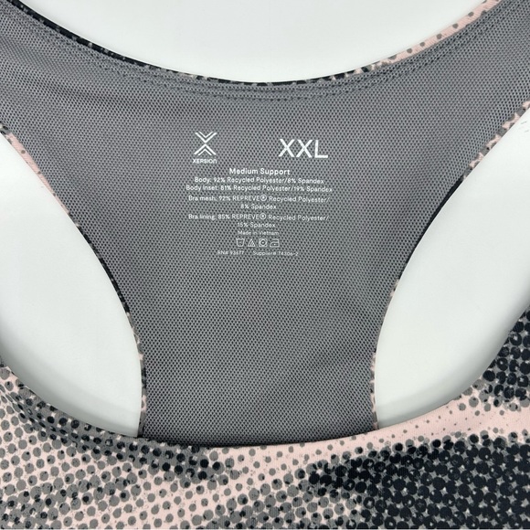 Xersion Women's Peach Camo Medium Support Sports Bra Sizes M L XL XXL - Picture 13 of 14